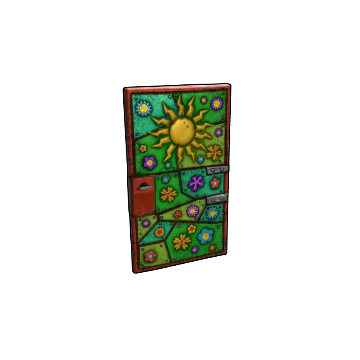 Flower Power Door