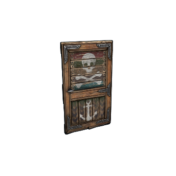 Pirate Wooden Door