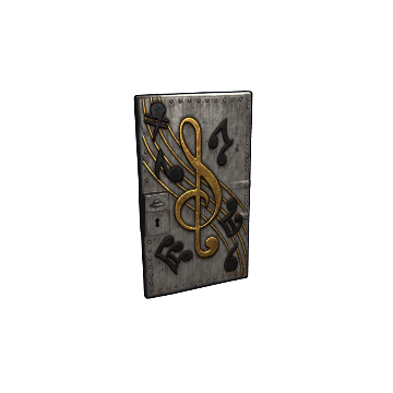 Musical Notes Door