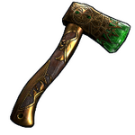 Emerald Relic Hatchet