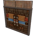 Pixel Metal Double Door