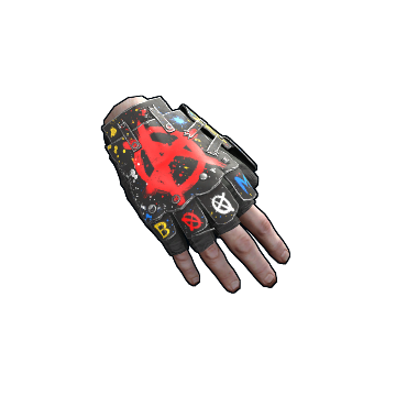 Bombing Roadsign Gloves