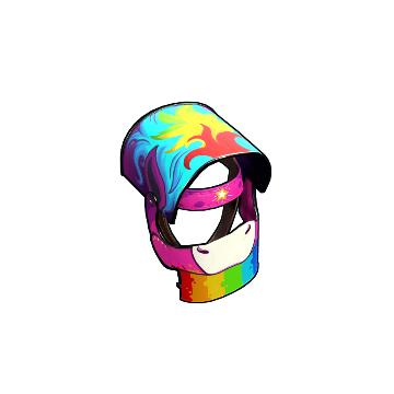 Rainbow Pony Helmet