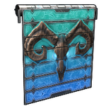 Glacial Visage Garage Door