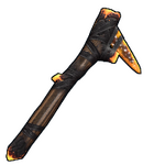 Ancient Amber Stone Pick Axe