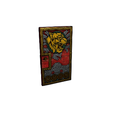 Gold Lunar Tiger Door