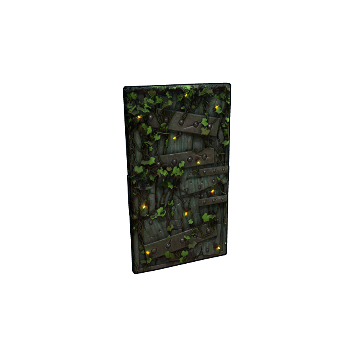 Fireflies Metal Door