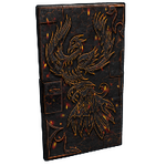 Fire Phoenix Metal Door