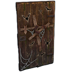 Halloween Wooden Door