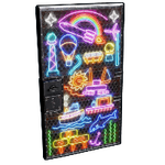 Neon Vibes Sheet Metal Door