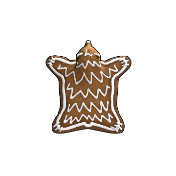 Gingerbread Bear Rug