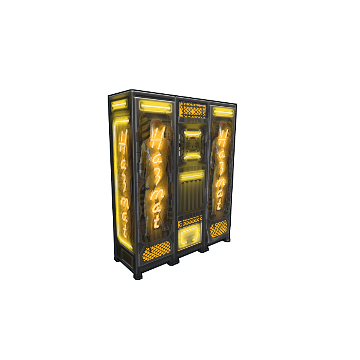 Neon Hazmat Locker