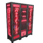 Neon Roadsign Locker