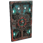 Mech Overlord Metal Door