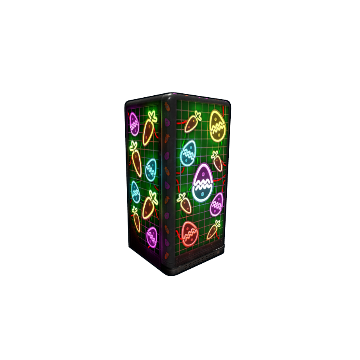Easter Neon Fridge