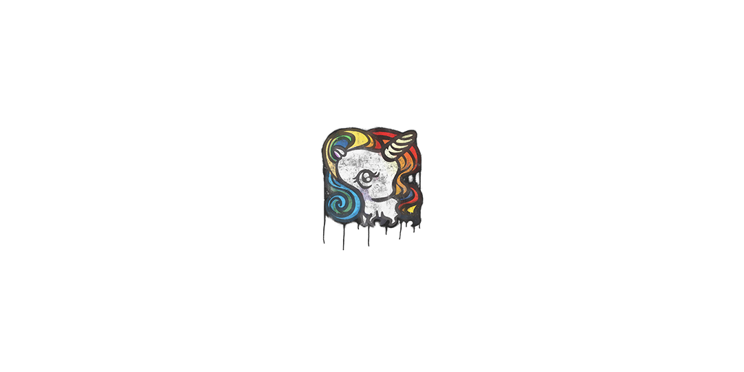 Versiegeltes Graffito | Unicorn