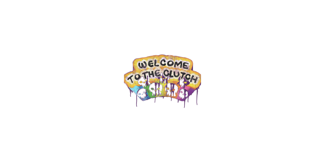 Versiegeltes Graffito | Welcome to the Clutch