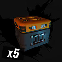 5 Hardened Aluminium Crates