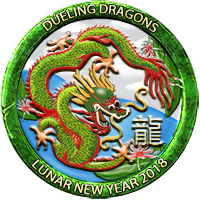 Dueling Dragons - Commemorative Coin (Supporter)