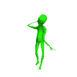 cool dancing alien