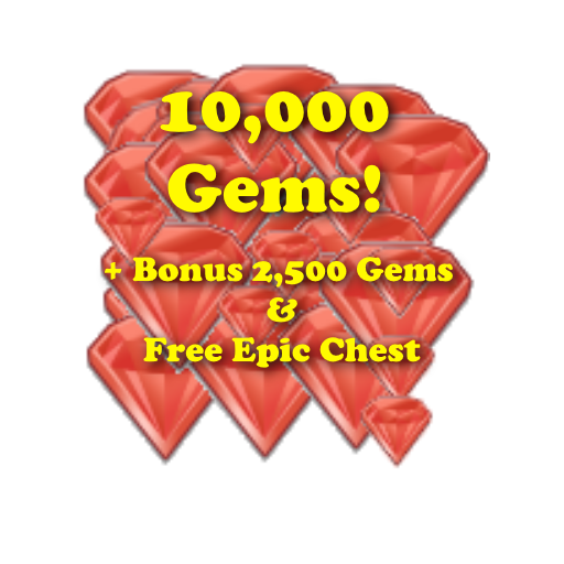 10,000 Gems (+55% Gems & Epic Chest Bonus)