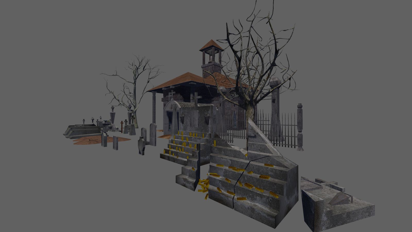 Cemetary Model Pack