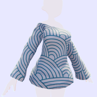 White Wave Sweater