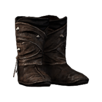 Heavy Leather Greaves (Gottlung style) - skin