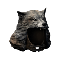 Regular Chainmail Helm — Wolf trophy (Slavard style) - skin