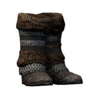 Heavy Chainmail Greaves (Slavard style) - skin