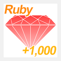 Get 1000 rubies.