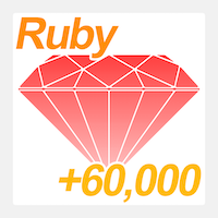 Get 60000 rubies.