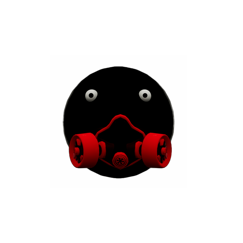 Red Gas Mask