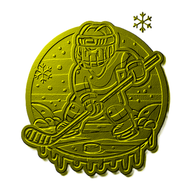 Snowman 1 (Gold)