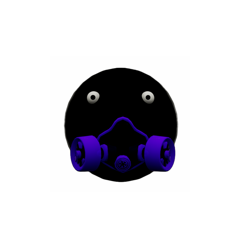 Purple Gas Mask