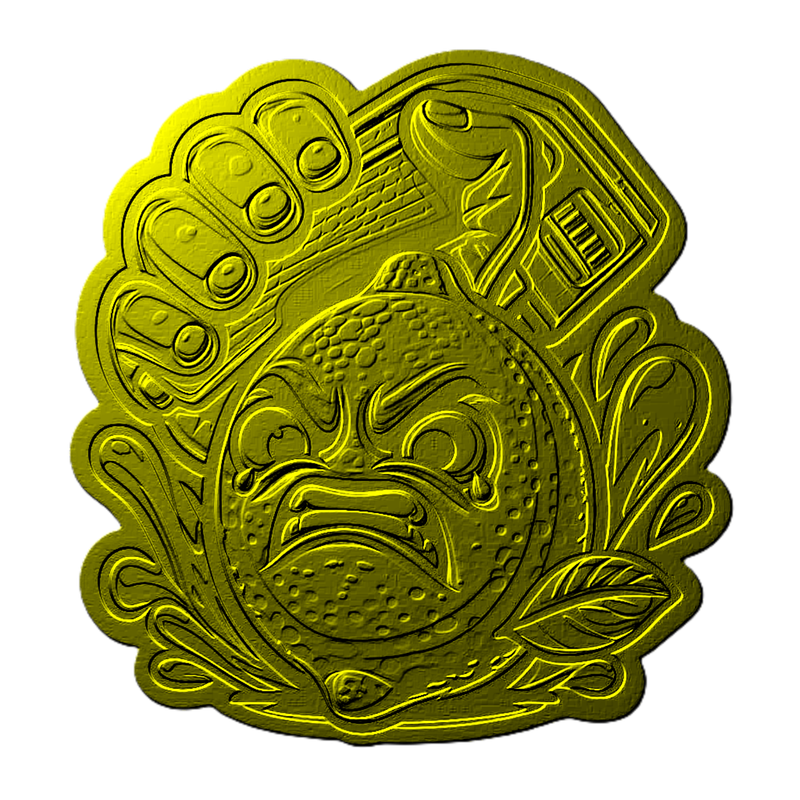 Angry Lemon (Gold)