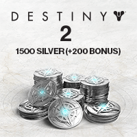 1500 (+200 Bonus) Destiny 2 Silver