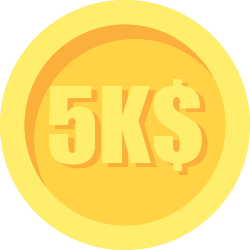 5.000 $