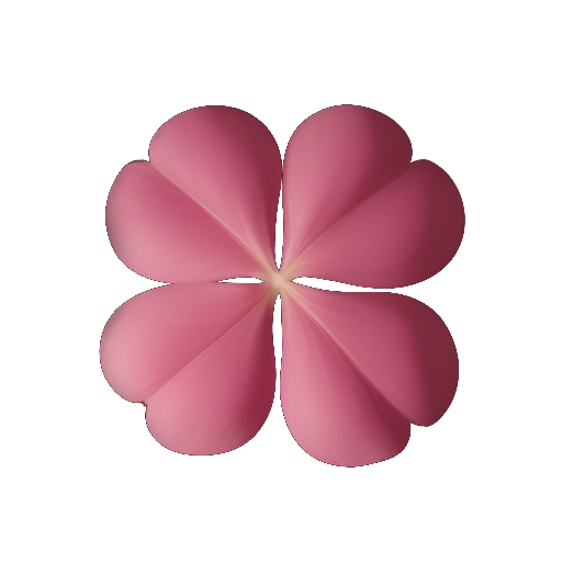 Pink Lucky Clover