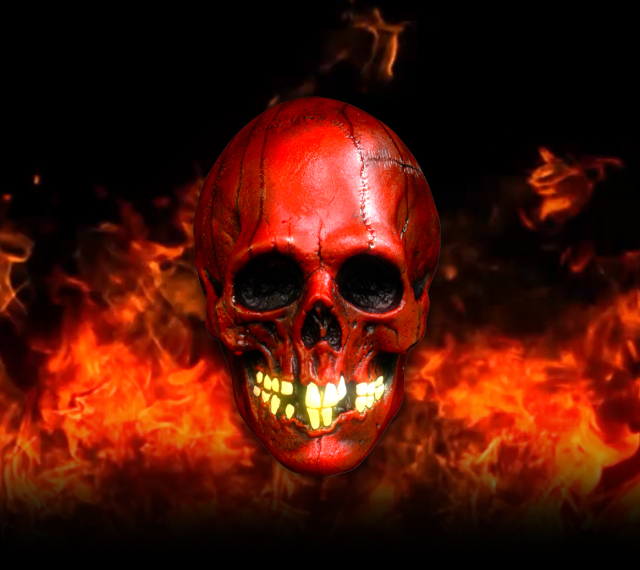 Scull Animated Miniback